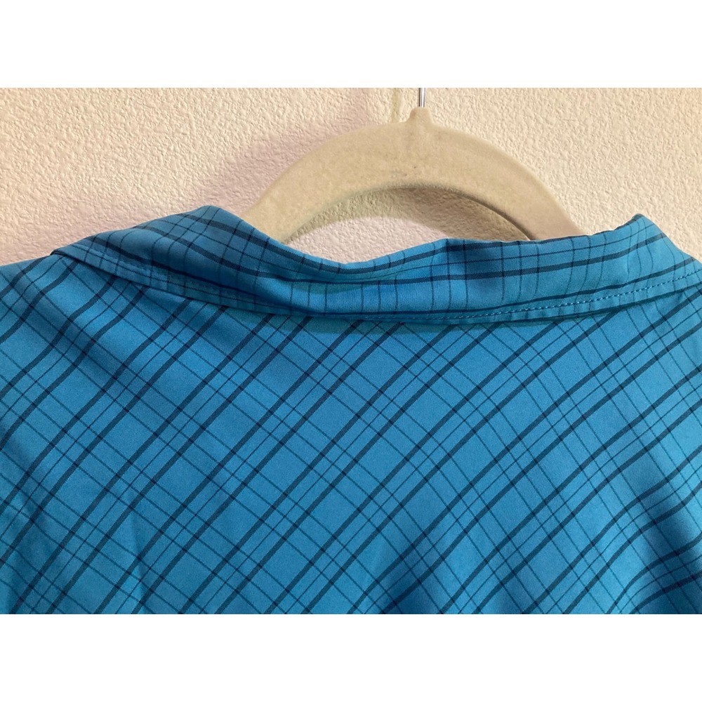 Jack Wolfskin Blue Button Up Shirt‎ Size XL Men Short Sleeve Outdoor Travel QMC - Picture 9 of 9